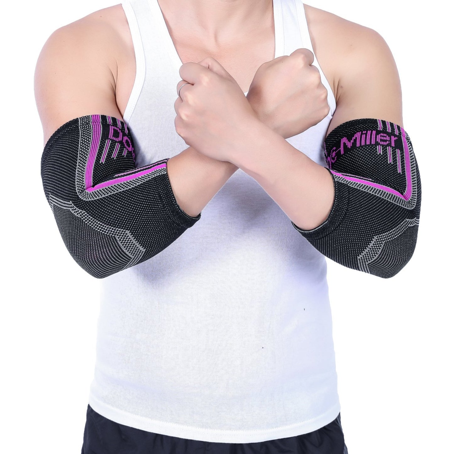 Elbow Compression Sleeve for Tendonitis – Medical Compression Support, Arm Brace for Tennis Injuries, Bursitis Relief Sleeve, Tendon Support for Active Use for Women & Men – 1 Pair
