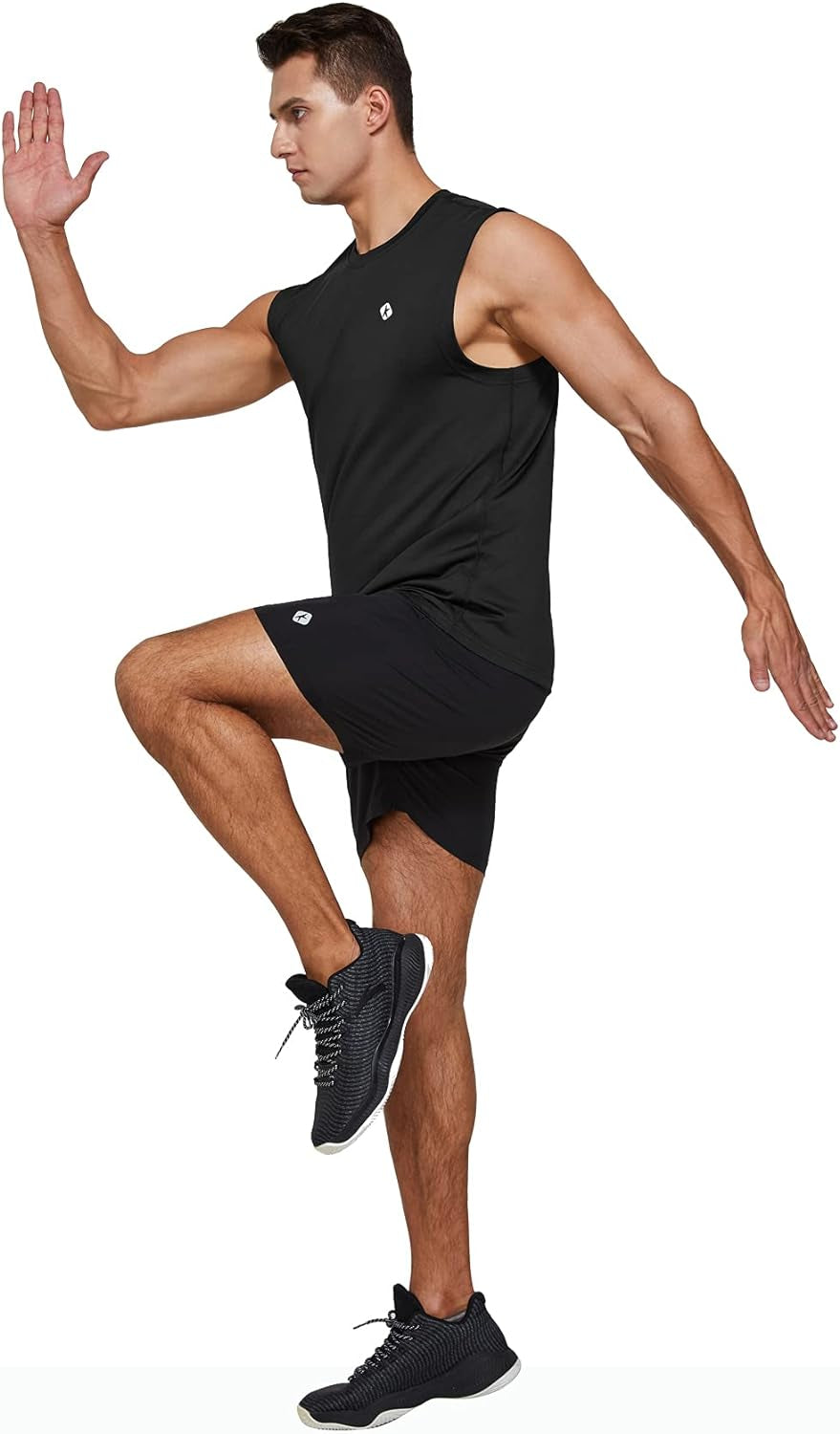 Men's Sleeveless Quick-Dry Workout Tank Top for Gym, Fitness, Running, and Bodybuilding
