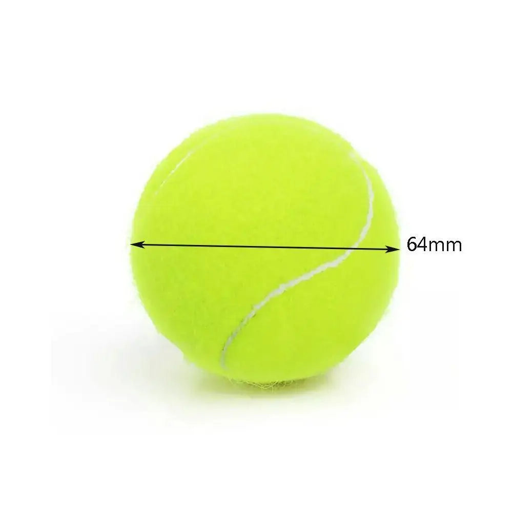 3PCS High Elasticity Tennis Professional Tennis Training Game Ball Outdoor Dogs Bite Chase and Chomp 63Mm Tennis Ball